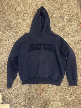 ACTA Navy Hooded Sweatshirt
